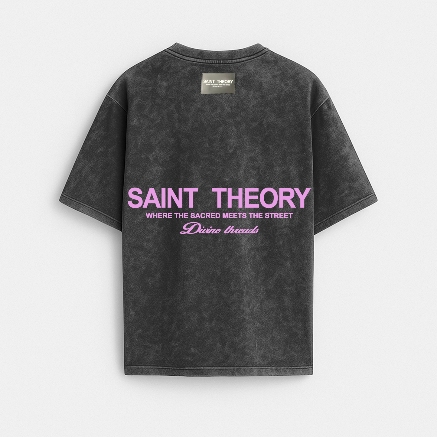 SAINT THEORY DIVINE THREADS NEGRO DESVANECIDO ROSA