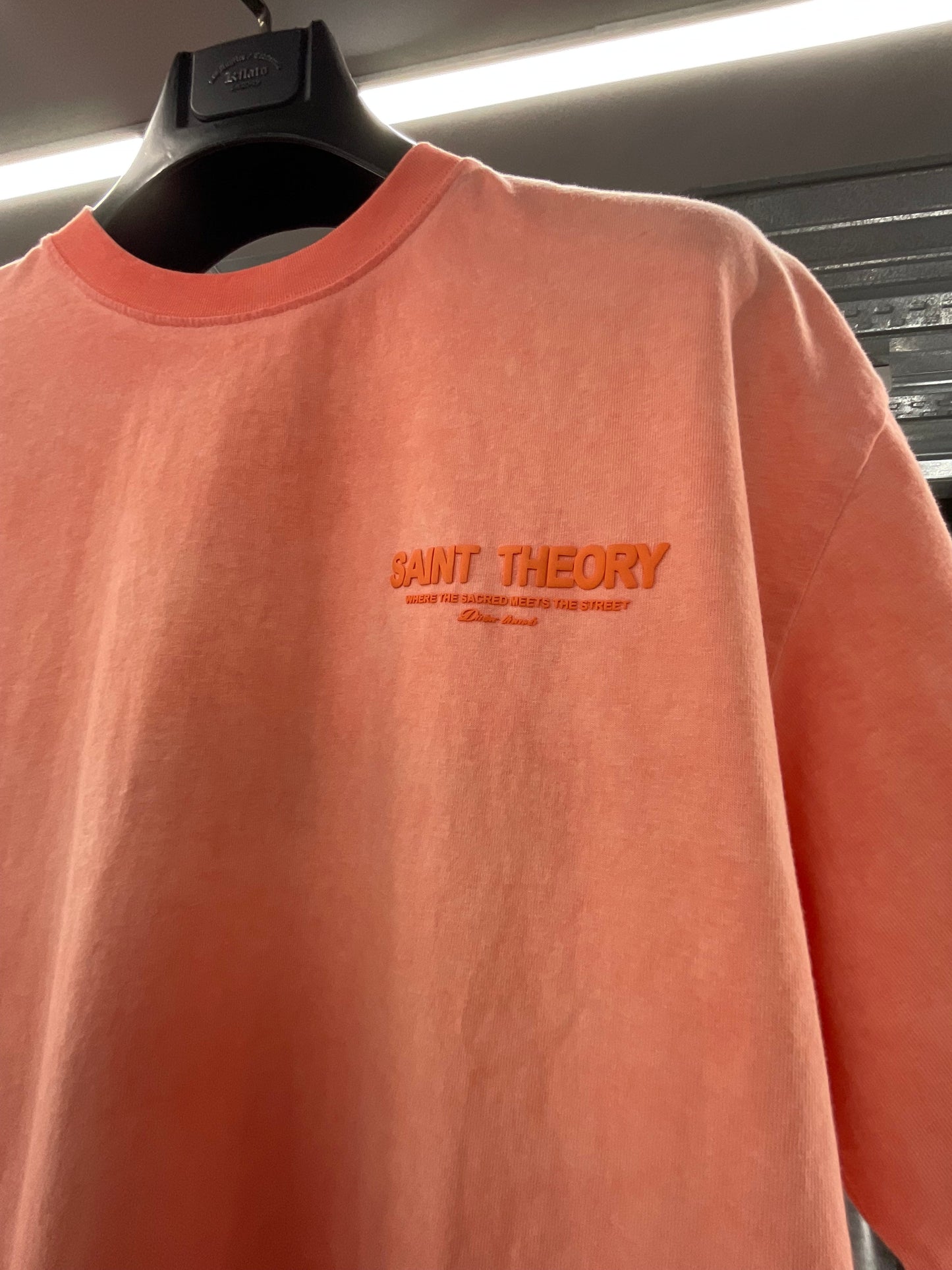 SAINT THEORY T SHIRT HILOS DIVINOS ORANGE WASHED/ORANGE