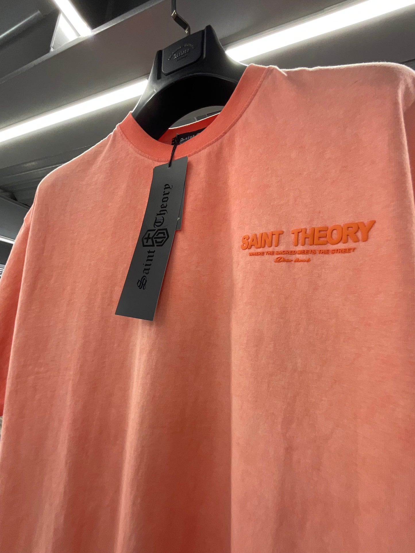 SAINT THEORY T SHIRT HILOS DIVINOS ORANGE WASHED/ORANGE