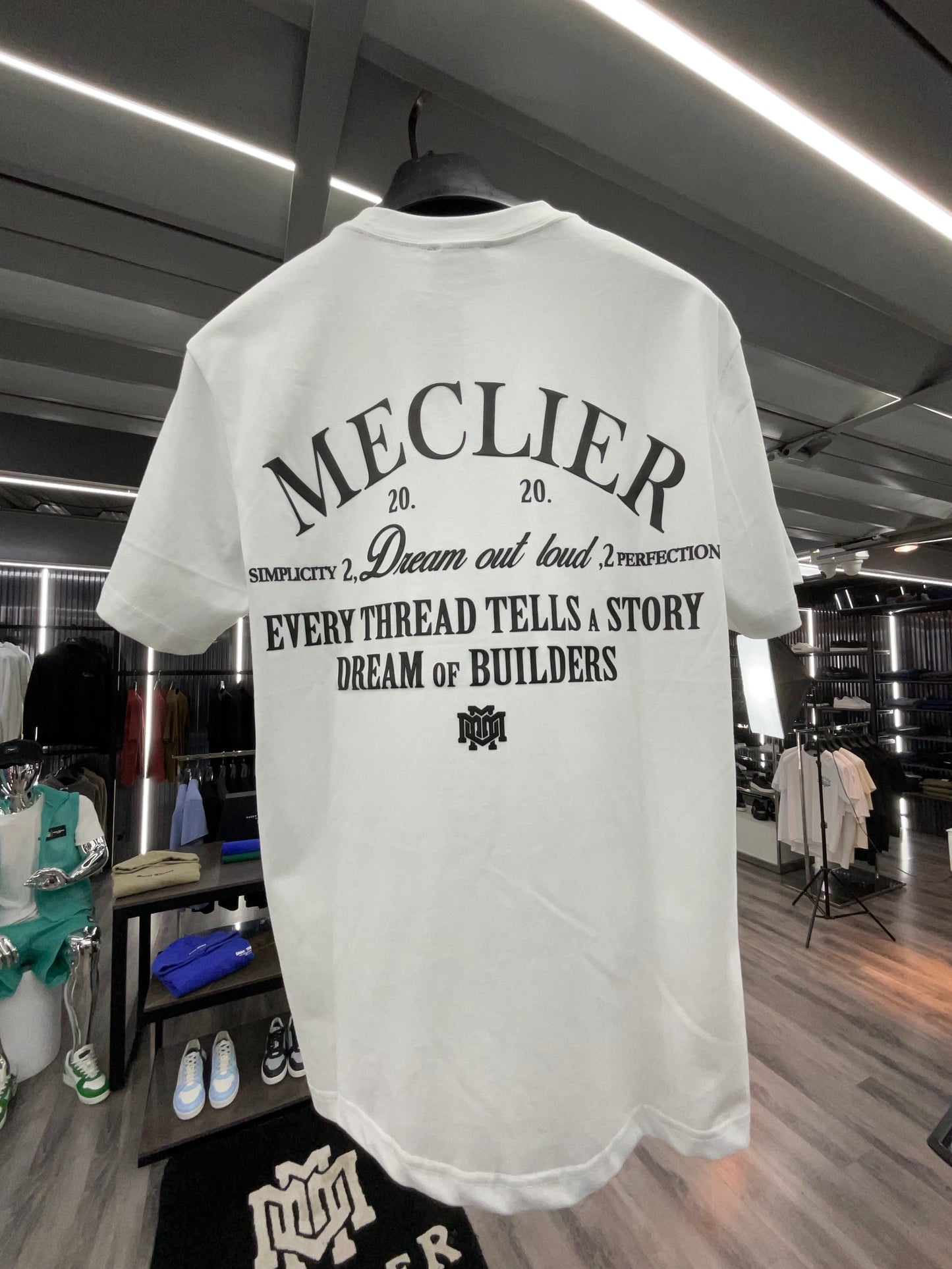 MECLIER T SHIRT DREAMS BLANCO/NEGRO