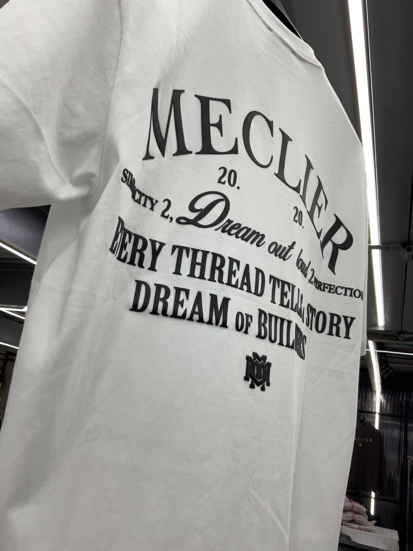 MECLIER T SHIRT DREAMS BLANCO/NEGRO