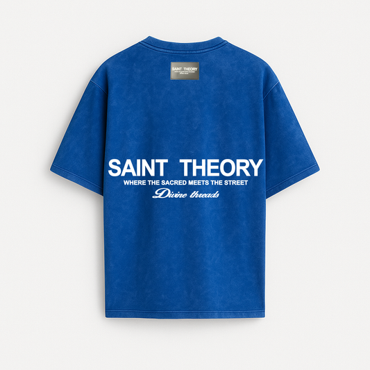 SAINT THEORY DIVINE THREADS AZUL DESVANECIDO BLANCO