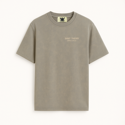 SAINT THEORY DIVINE THREADS BEIGE ACID WASH