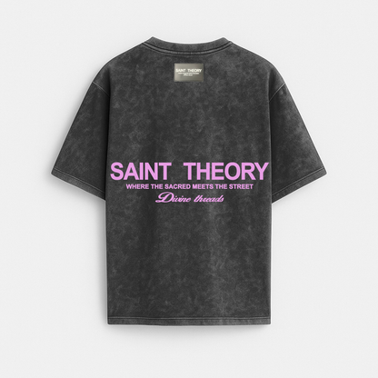 SAINT THEORY DIVINE THREADS NEGRO DESVANECIDO ROSA
