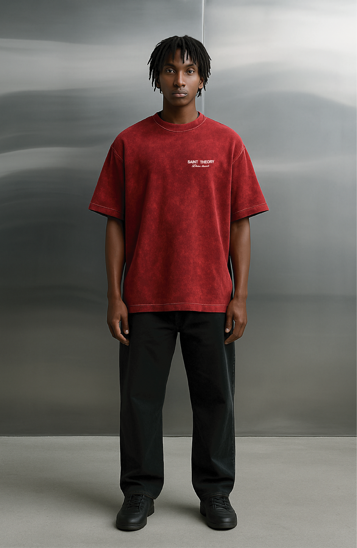 SAINT THEORY DIVINE THREADS RED ACID WASH