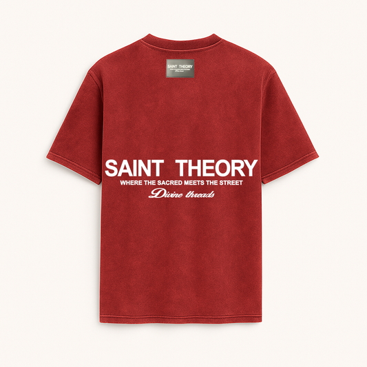 SAINT THEORY DIVINE THREADS RED ACID WASH