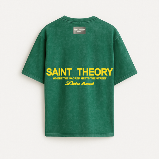 SAINT THEORY DIVINE THREADS VERDE DESVANECIDO AMARILLO