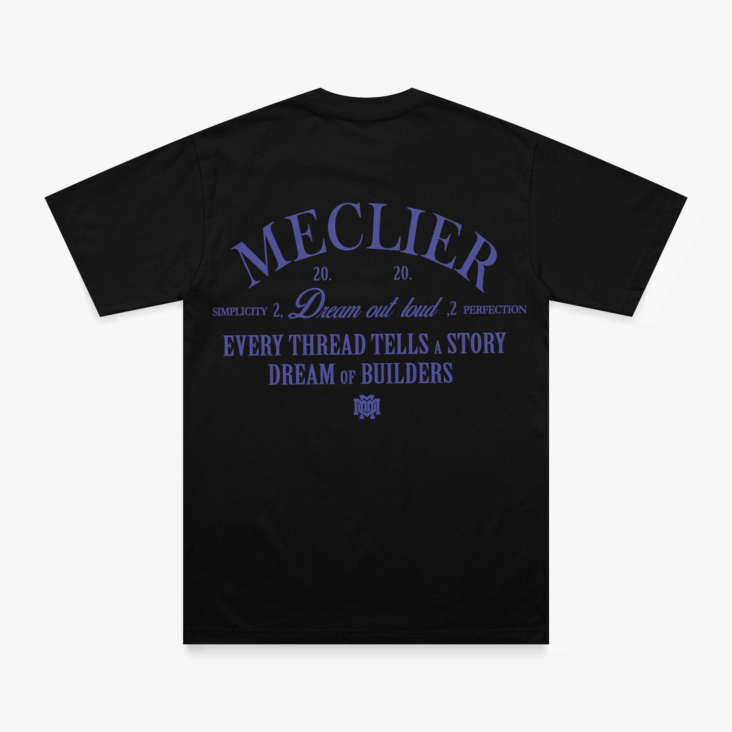 MECLIER T SHIRT DREAMS NEGRO/AZUL