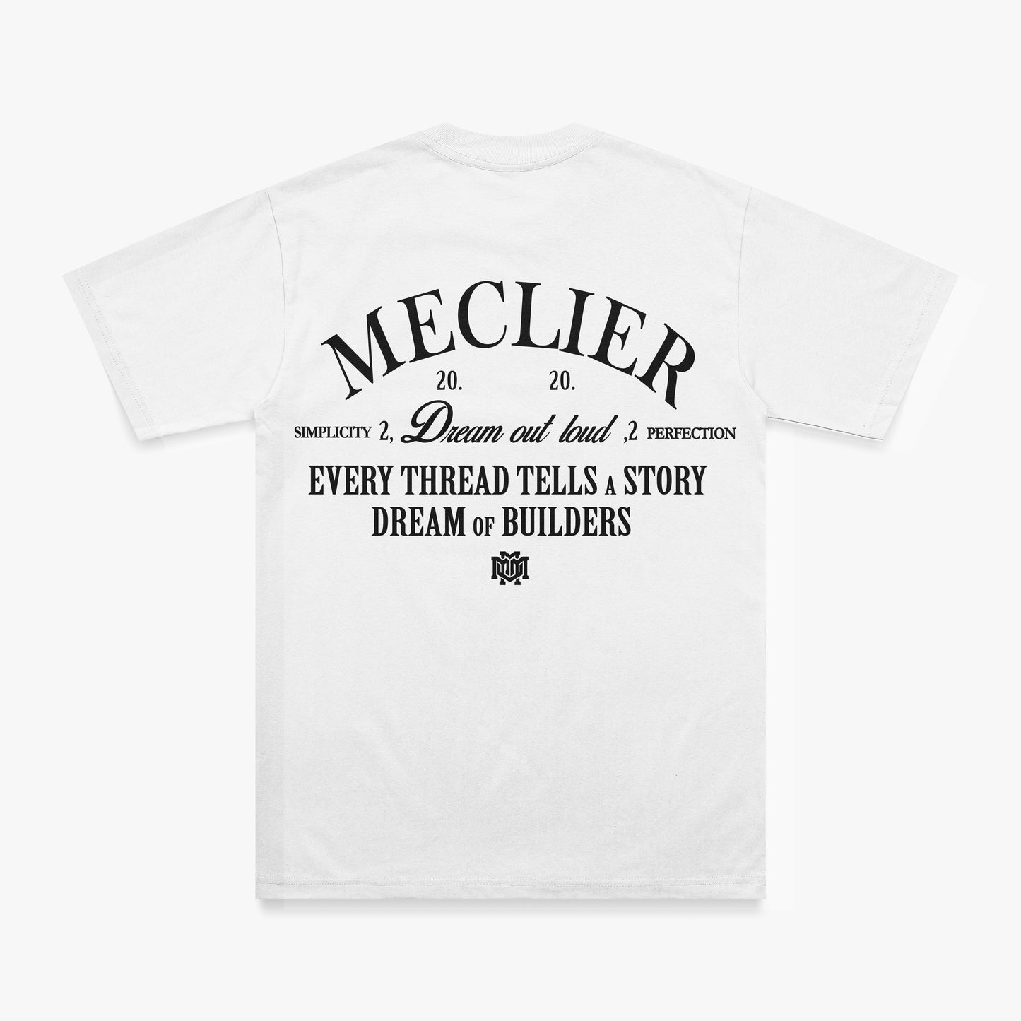 MECLIER T SHIRT DREAMS BLANCO/NEGRO