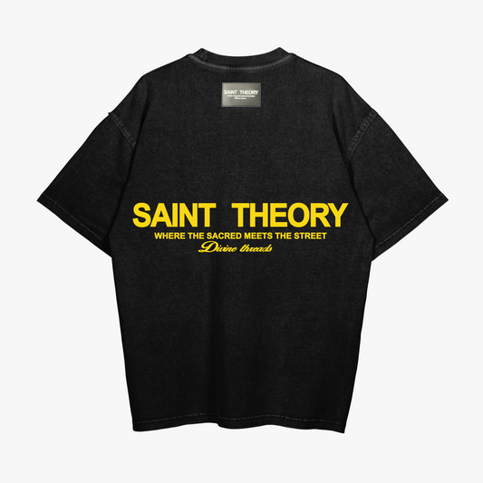 SAINT THEORY DIVINE THREADS NEGRO DESVANECIDO AMARILLO