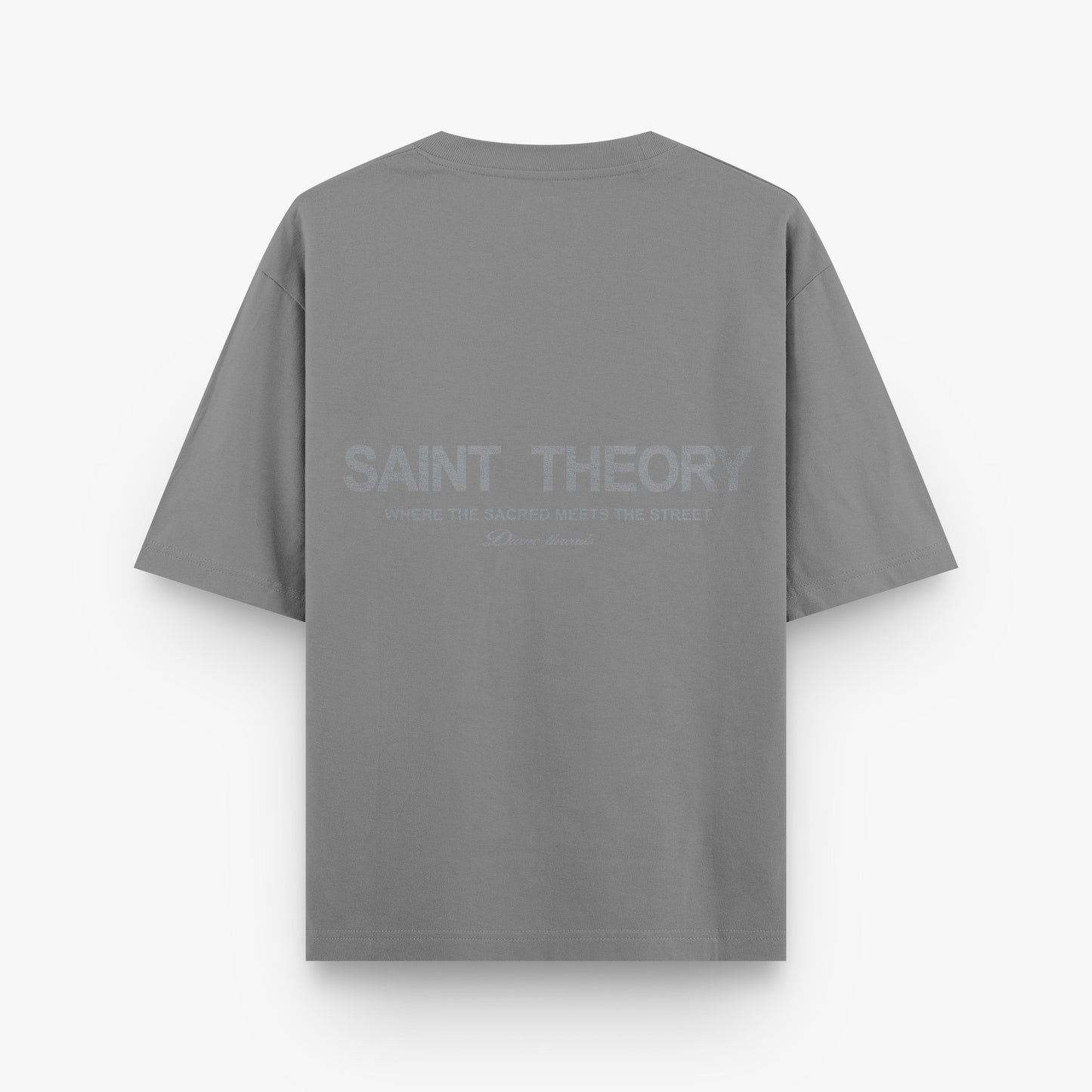 SAINT THEORY T SHIRT HILOS DIVINOS GRIS/GRIS