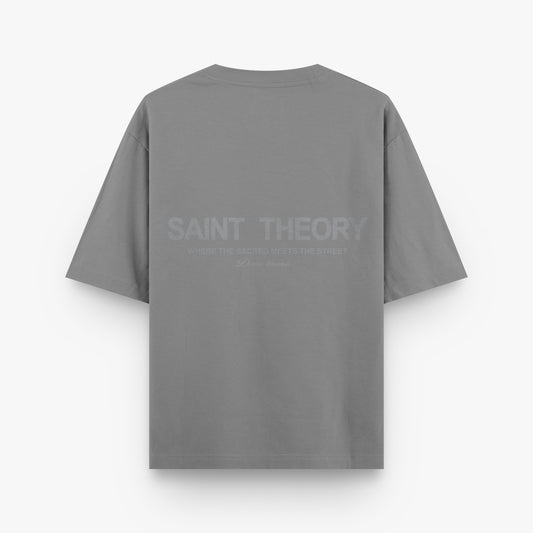 SAINT THEORY T SHIRT HILOS DIVINOS GRIS/GRIS