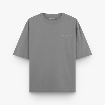 T SHIRT OVERSIZE DIVINE THREADS GRIS/GRIS