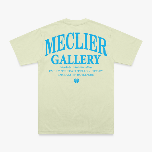 MECLIER DREAM  T-SHIRT  AMARILLA LETRA AZUL