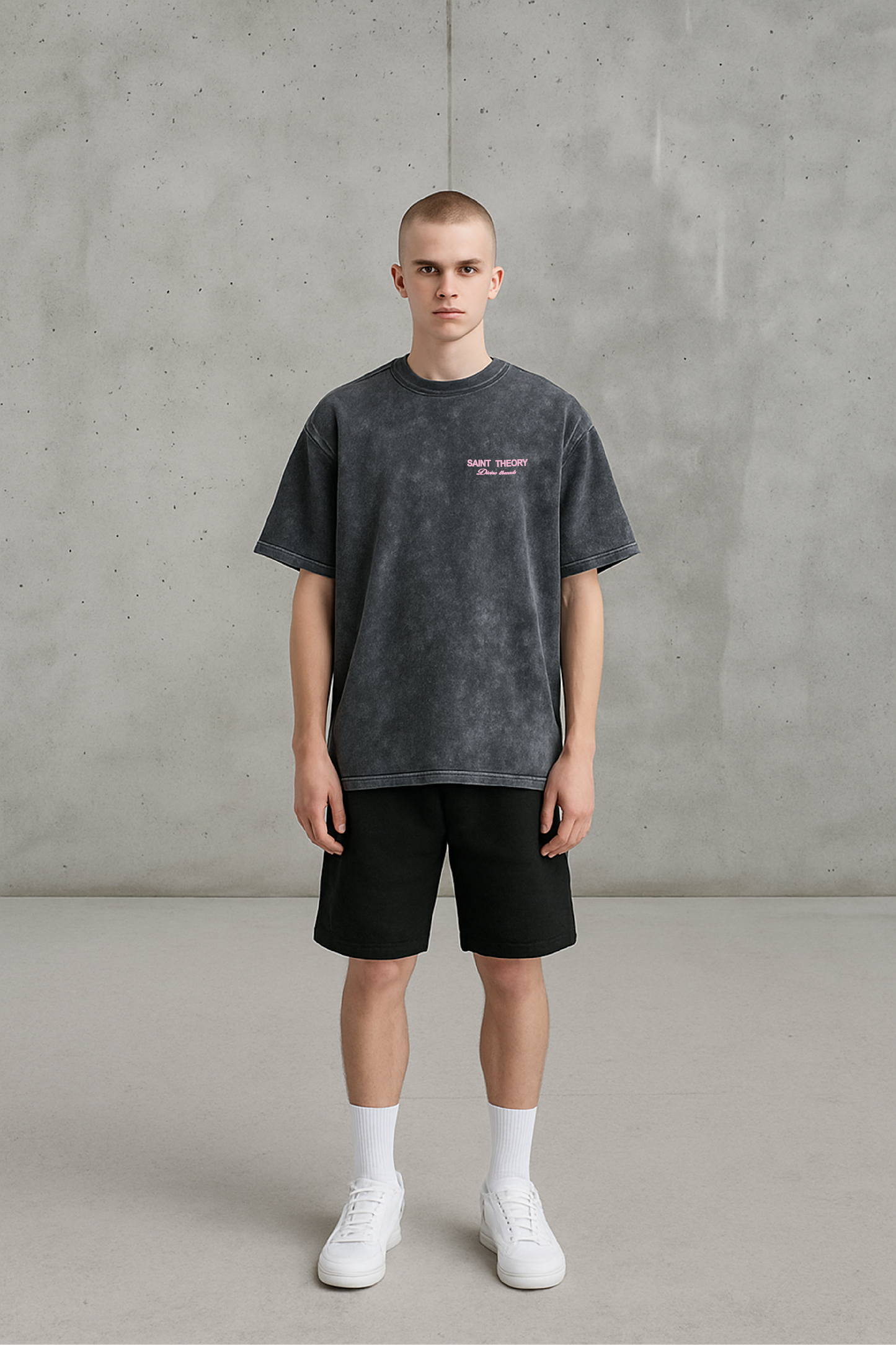 SAINT THEORY DIVINE THREADS NEGRO DESVANECIDO ROSA