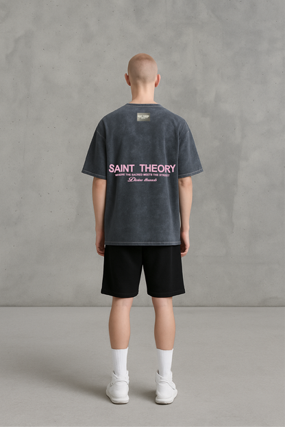 SAINT THEORY DIVINE THREADS NEGRO DESVANECIDO ROSA